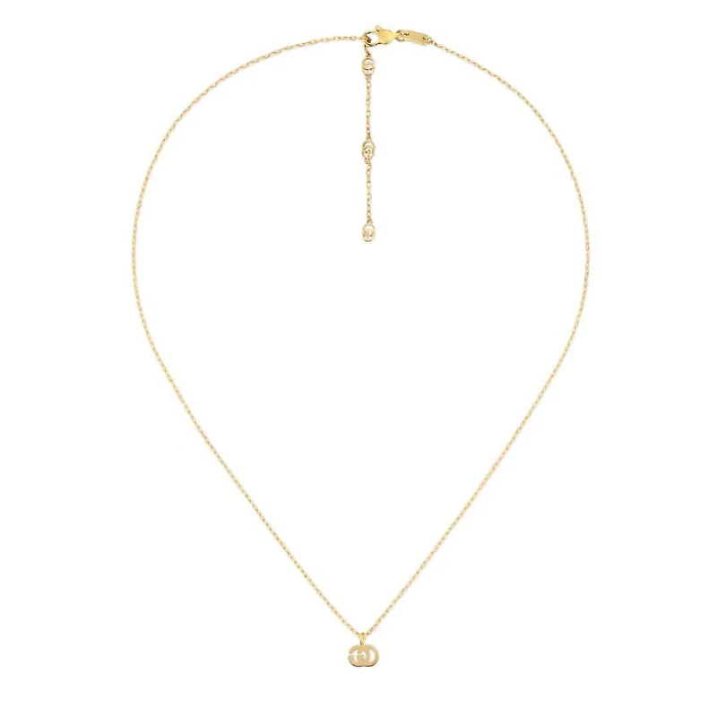 GG Running Necklace in 18kt Yellow Gold