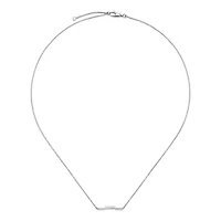 Link to Love Necklace in 18kt White Gold with Diamonds
