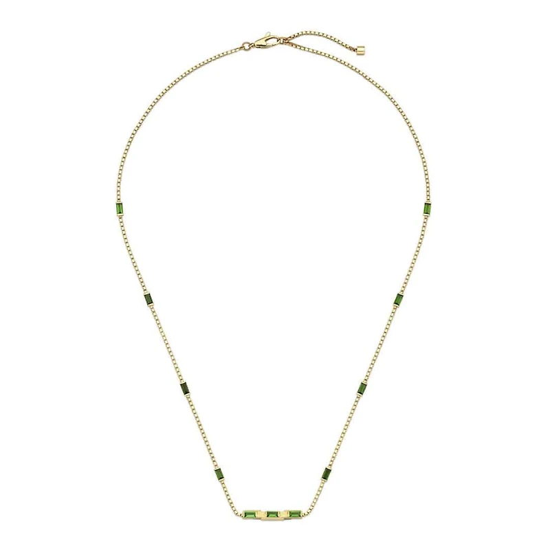 Link to Love Necklace in 18kt Yellow Gold with Tourmaline