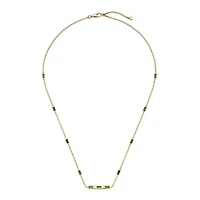 Link to Love Necklace in 18kt Yellow Gold with Tourmaline