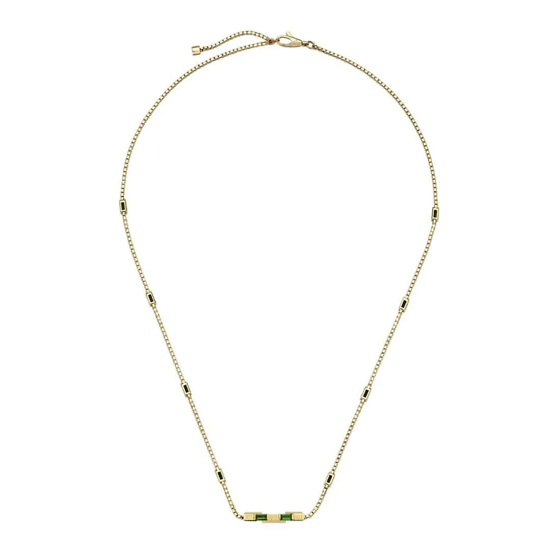 Link to Love Necklace in 18kt Yellow Gold with Tourmaline