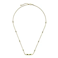 Link to Love Necklace in 18kt Yellow Gold with Tourmaline