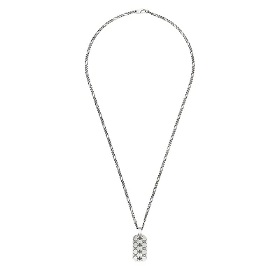 Gucci Signature Bee Pendant Necklace in Sterling Silver