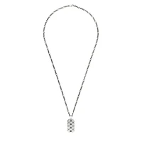 Gucci Signature Bee Pendant Necklace in Sterling Silver