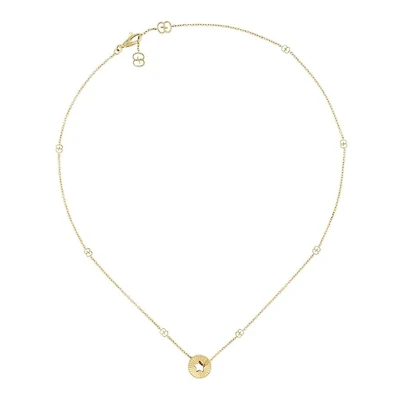Icon Star Pendant Necklace in 18kt Yellow Gold