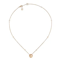Icon Heart Pendant Necklace in 18kt Pink Gold