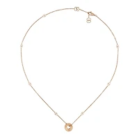 Icon Heart Pendant Necklace in 18kt Pink Gold