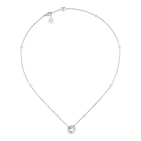 Icon Heart Pendant Necklace in 18kt White Gold