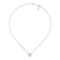 Icon Heart Pendant Necklace in 18kt White Gold
