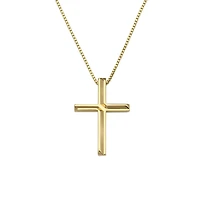 Link to Love Cross Pendant Necklace in 18kt Yellow Gold