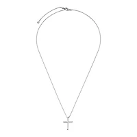 Link to Love Cross Pendant Necklace in 18kt White Gold
