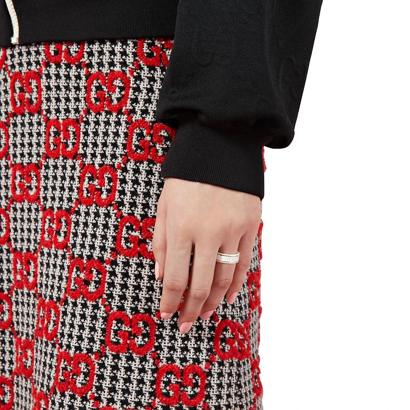 Icon Thin Band in 18kt Yellow Gold with Zirconia