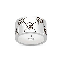 Gucci Ghost Thin Ring in Sterling Silver