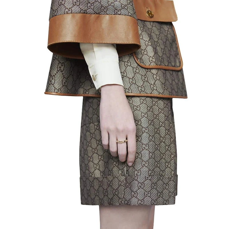 GG Running Thin Ring in 18kt Yellow Gold