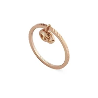 GG Running Double G Ring in 18kt Yellow Gold