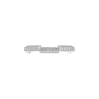 Link to Love Ring in 18kt White Gold with Diamonds