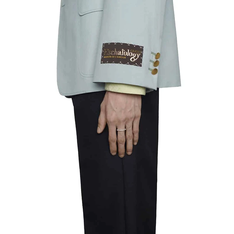 Link to Love Ring in 18kt White Gold with Diamonds