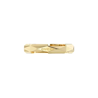 Link to Love Studded Ring in 18kt Yellow Gold
