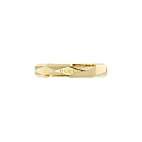 Link to Love Studded Ring in 18kt Yellow Gold