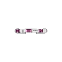 Link to Love Ring in 18kt White Gold with Rubellite