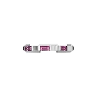 Link to Love Ring in 18kt White Gold with Rubellite