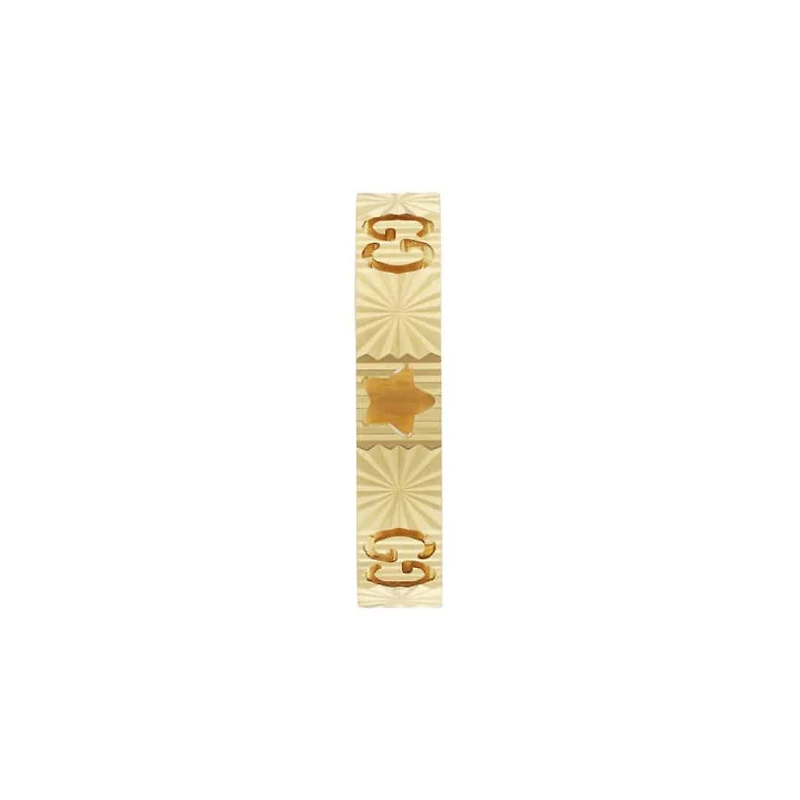 Icon Round Ring in 18kt Yellow Gold