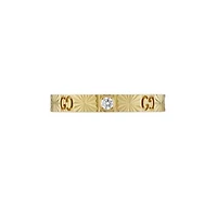 Icon Ring in 18kt Yellow Gold with Diamonds