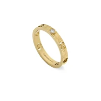 Icon Ring in 18kt Yellow Gold with Diamonds