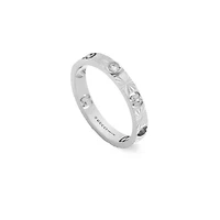 Icon Ring in 18kt White Gold with Diamonds
