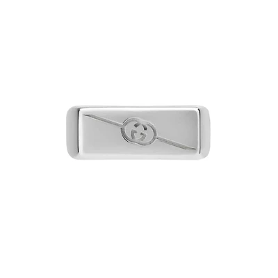 Gucci Tag Ring in Sterling Silver