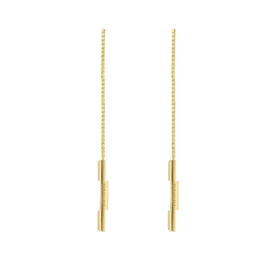 Link to Love Earrings in 18kt Yellow Gold