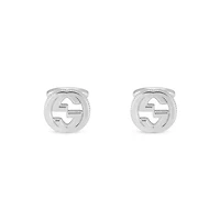 Interlocking G Cufflinks in Sterling Silver