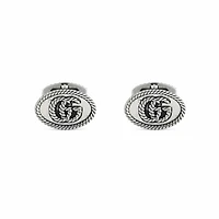 GG Marmont Cufflinks in Sterling Silver