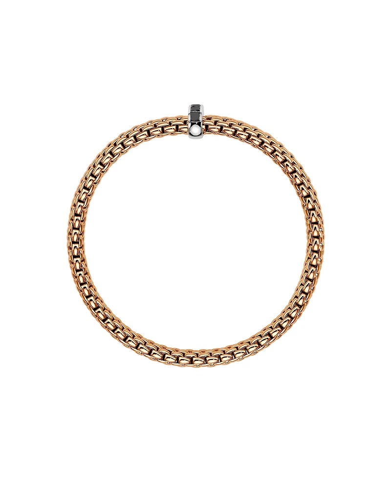 Flex'it bracelet with black diamonds