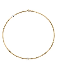 Necklace with diamond pave'