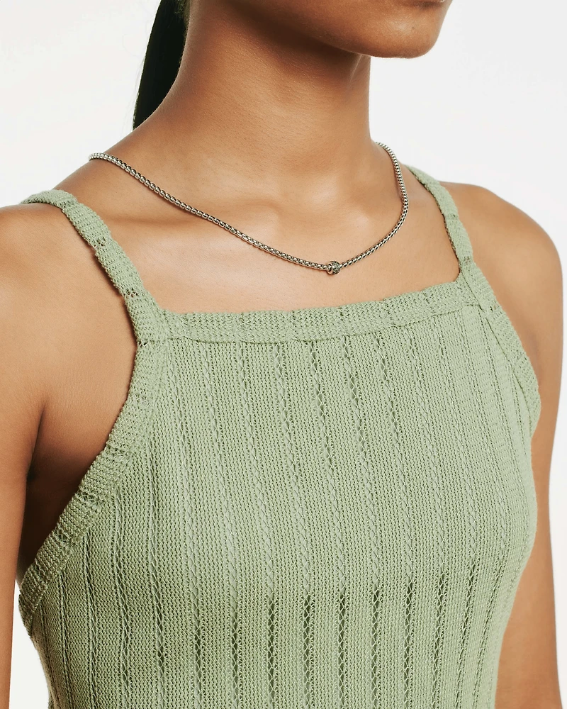 Necklace with diamond pave'