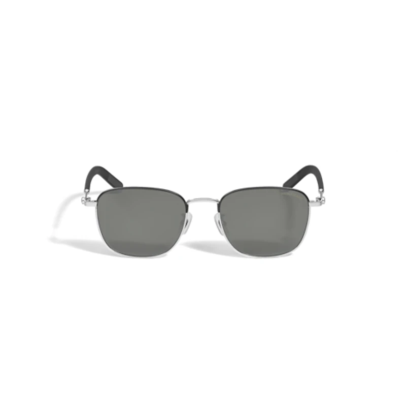 Squared Sunglasses with Silver Coloured Metal Frame
