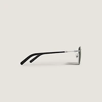 Squared Sunglasses with Silver Coloured Metal Frame