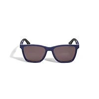 Squared Sunglasses with Injected Blue Frame