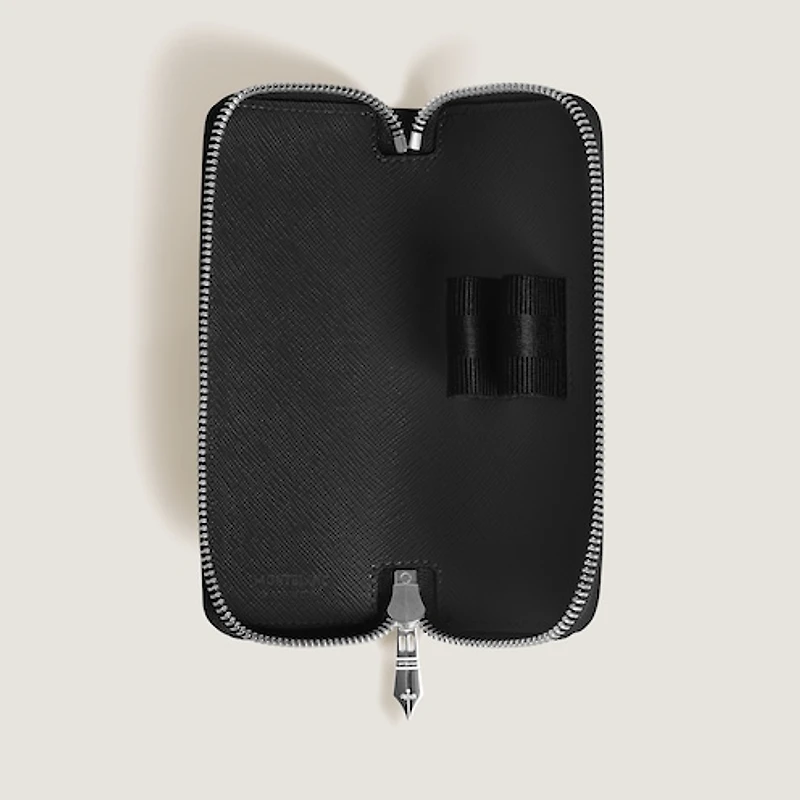 Sartorial 2-Pen Pouch with Zip