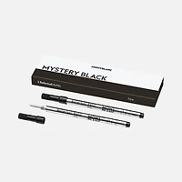 2 Rollerball Refills Fine Mystery Black