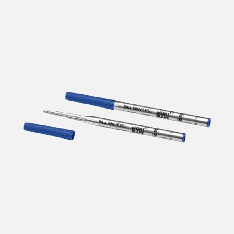 2 Ballpoint Refills, Royal Blue - Medium