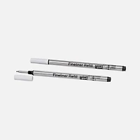 2 Fineliner Refills Broad Mystery Black