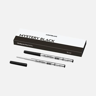 2 Ballpoint Pen Refill Broad Mystery Black