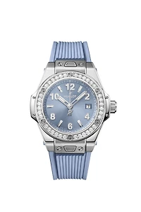 One Click Steel Coal Blue Diamonds