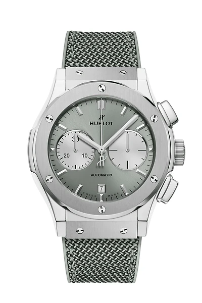 Classic Fusion Chronograph Titanium Sage Green