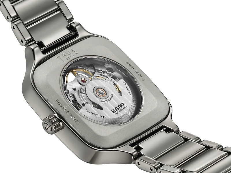 True Square Automatic Open Heart Sparkling