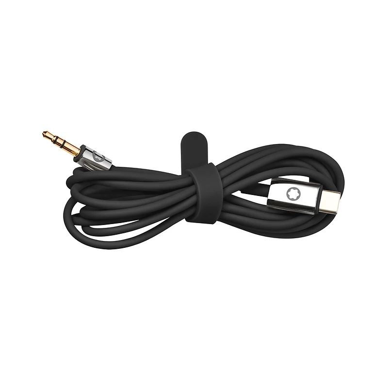 Black Travel Set for Montblanc MB 01 Headphones