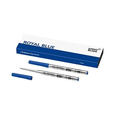 2 Ballpoint Refills, Royal Blue - Broad