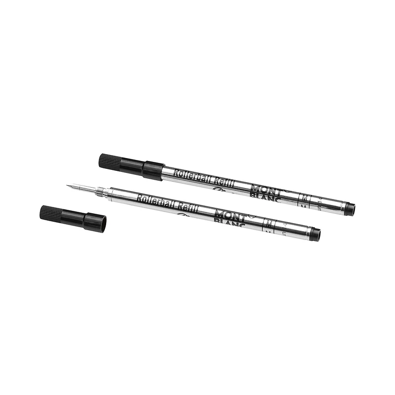 2 Rollerball Refills, Mystery Black - Medium
